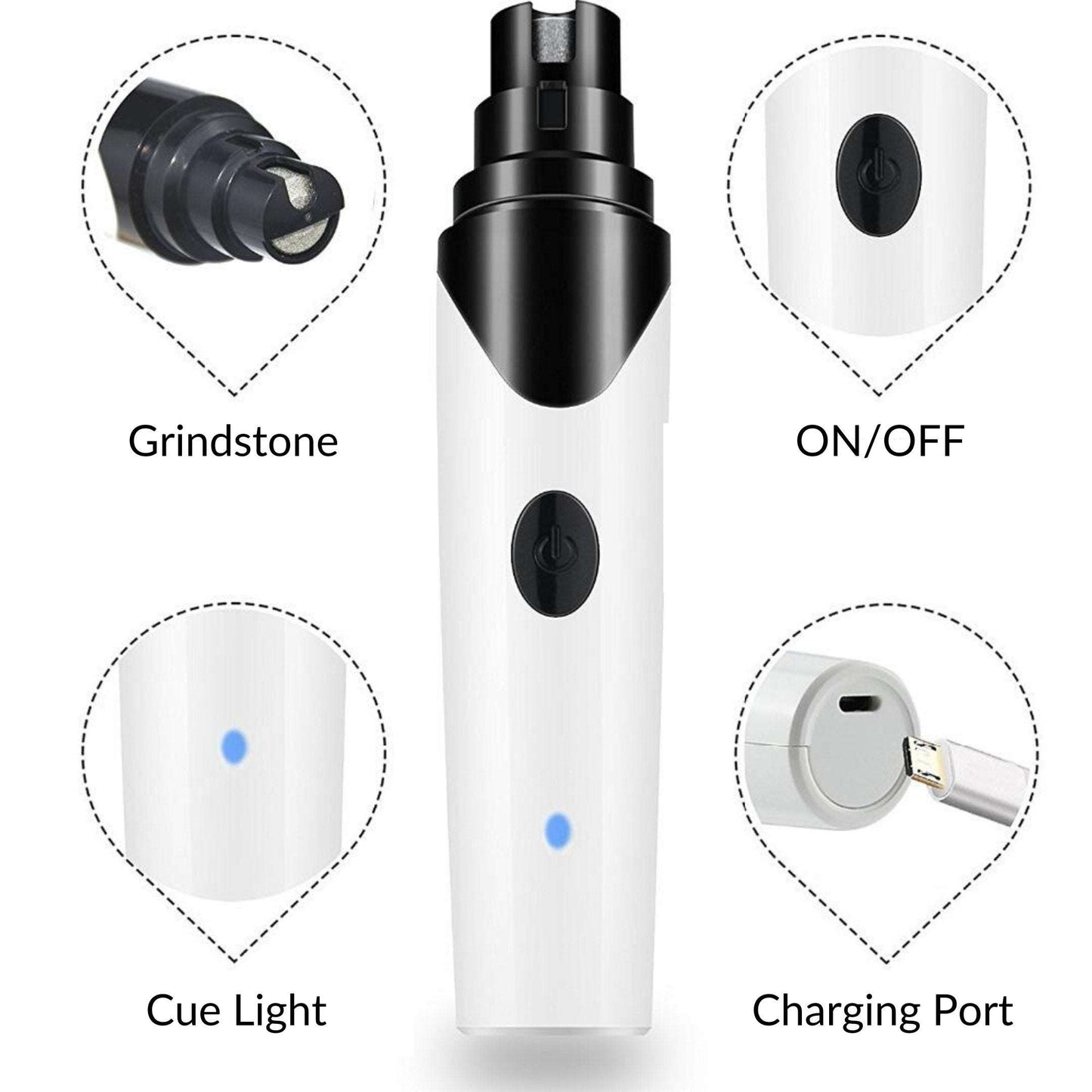 Portable Dog Nail Grinder - Waggy Tails