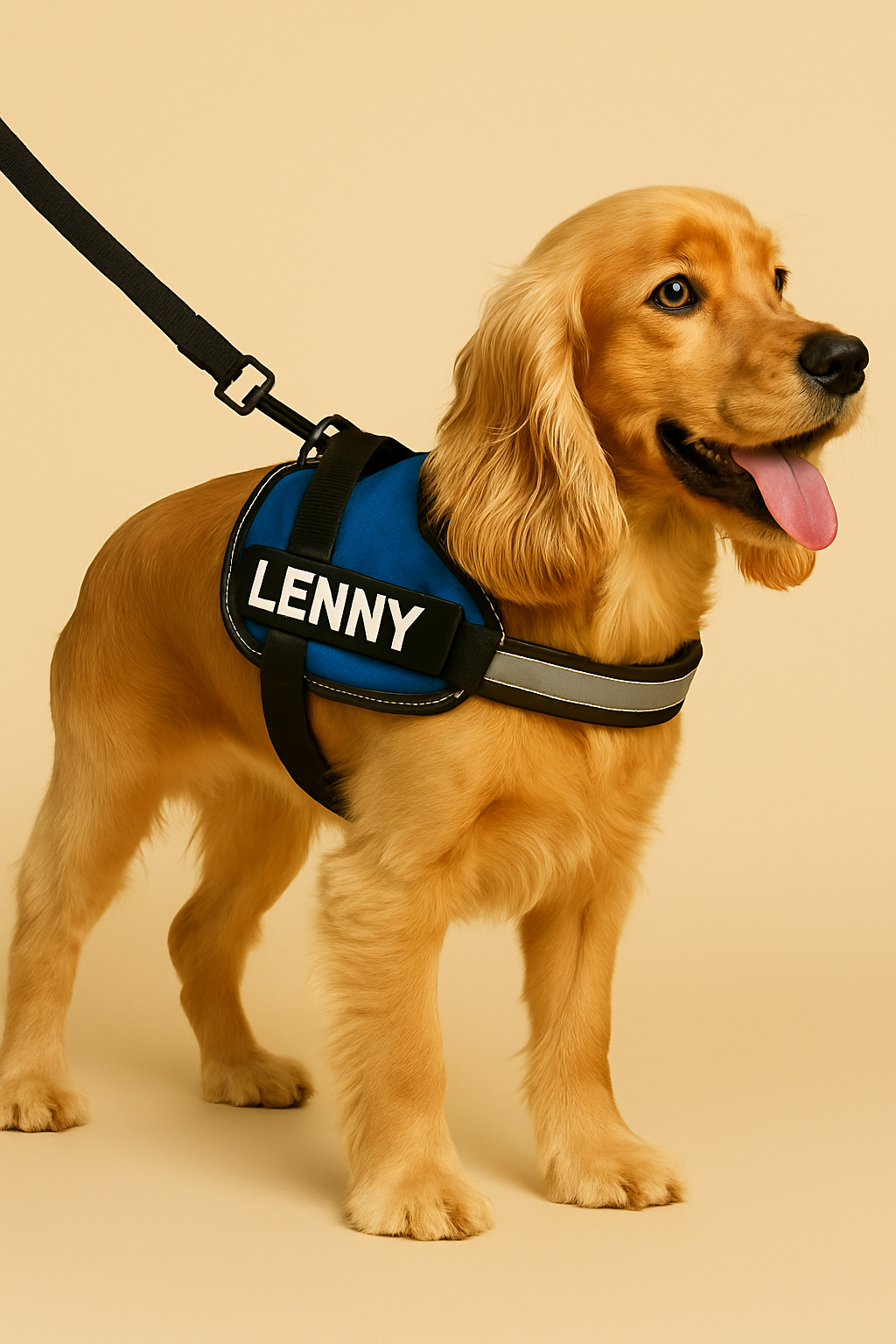 Personalized No Pull Dog Harness with Custom Name Tag