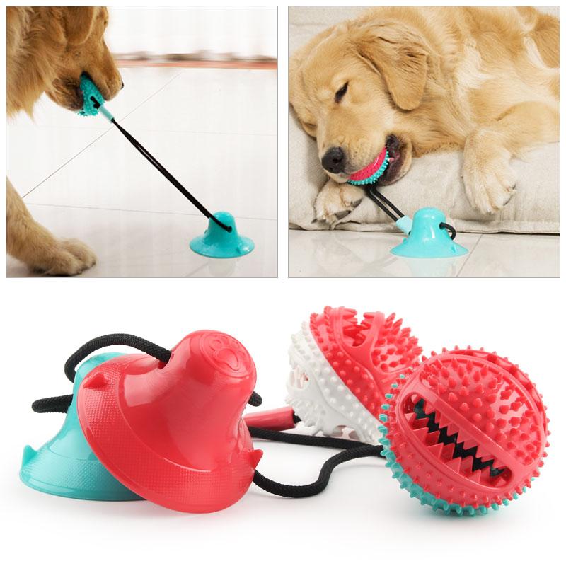 Dog suction 2024 pull toy